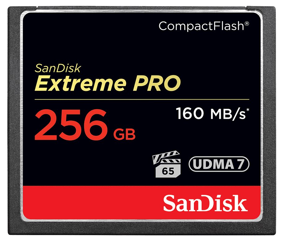SanDisk Extreme Pro CF 160MB/s 256 GB VPG 65, UDMA 7 SDCFXPS-256G-X46