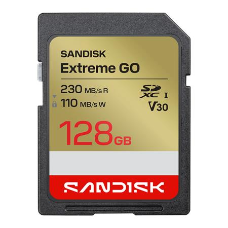 SanDisk Extreme SD UHS-I 128GB SD 230MB/s(R) / 110MB/s(W) SDSDXGN-128G-GNCIN