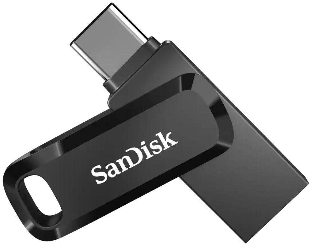 SanDisk Flash disk 512 GB Ultra, dvojitý USB disk GO typu C SDDDC3-1T00-G46