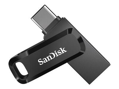 SanDisk Flash Disk 64GB Ultra Dual Drive Go, USB-C 3.2, Černá SDDDC3-064G-G46
