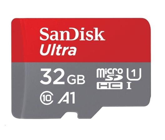 SanDisk MicroSDHC karta 32GB Ultra (120MB/s, A1 Class 10 UHS-I, Android - Tablet Packaging, Memory Zo SDSQUA4-032G-GN6TA
