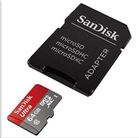 SanDisk MicroSDXC karta 256GB Ultra (100MB/s, Class 10, Android) + adaptér SDSQUNR-256G-GN6TA