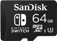 SanDisk microSDXC UHS-I card for Nintendo Switch 64GB - Nintendo licensed Product - 100MB/s read / 60 SDSQXAT-064G-GN6ZA
