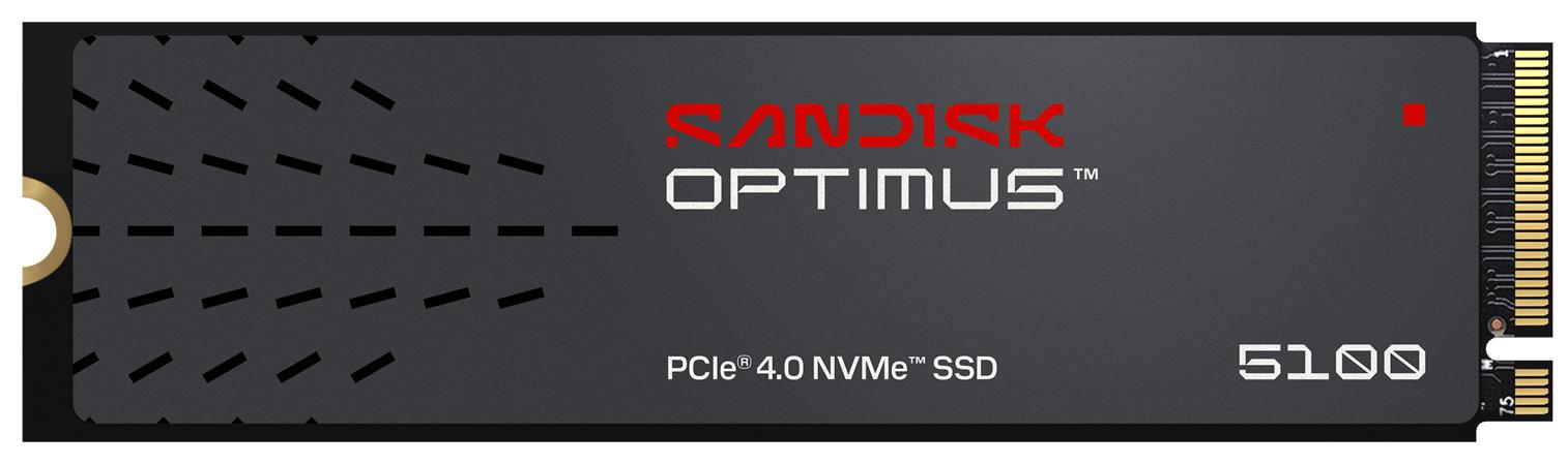 SANDISK OPTIMUS 5100 SSD NVMe 4TB PCIe, Gen4, (R:6900, W:6700MB/s) SDSP51400TAN-000E0