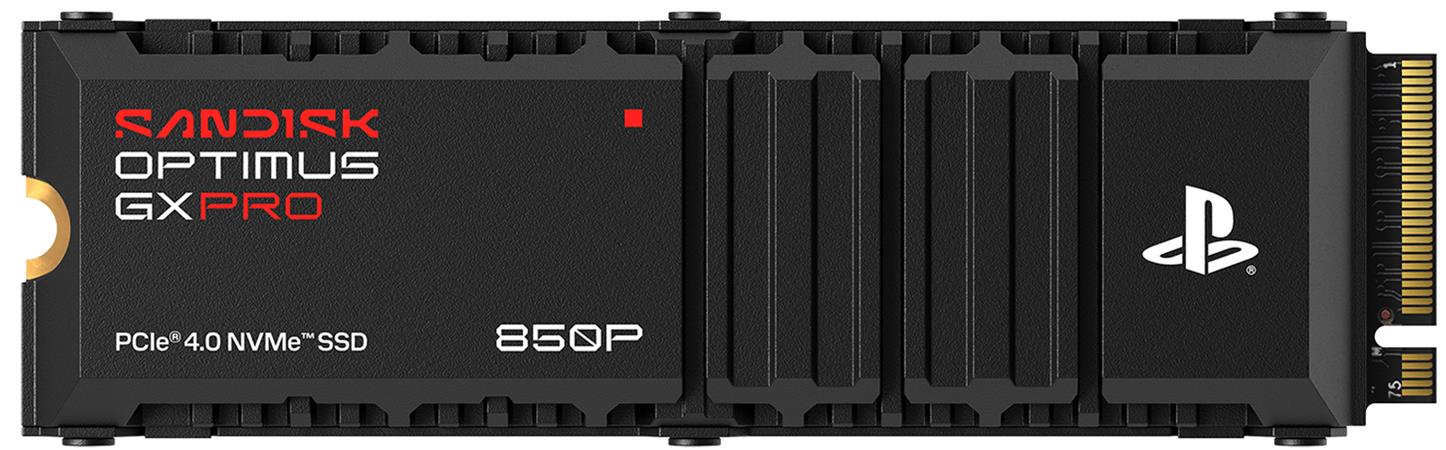 SANDISK OPTIMUS GX PRO 850P NVMe 2TB pro konzole PS5, (R:7300, W:6600MB/s) SDSG81200TAH-000E0