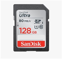SanDisk SDXC karta 128GB Ultra (100MB/s Class 10 UHS-I) SDSDUNR-128G-GN3IN
