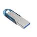 SanDisk Ultra Flair 64GB USB 3.0 tropická modrá SDCZ73-064G-G46B