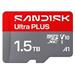 Sandisk Ultra PLUS micro SDHC karta 1,5TB UHS-I, V10, U1, C10, (200MB/s) SDSQUBQ-1T50-GN6MA
