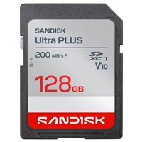 Sandisk Ultra PLUS SDXC karta 128GB UHS-I, V10, U1, C10, (200MB/s) SDSDUBQ-128G-GN6IN