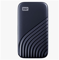 SanDisk WD My Passport SSD externí 2TB , USB-C 3.2 ,1050/10000MB/s R/W PC & Mac ,Midnight Blue WDBAGF0020BBL-WESN