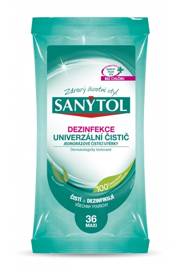 SANYTOL dezinf.univerzální čistič-utěrky 3045206312257