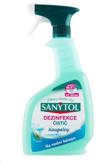 SANYTOL dezinfekce čistič - koupelny 3045206393003