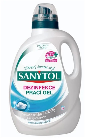 SANYTOL dezinfekční prací gel 1650 ml 3045206381208