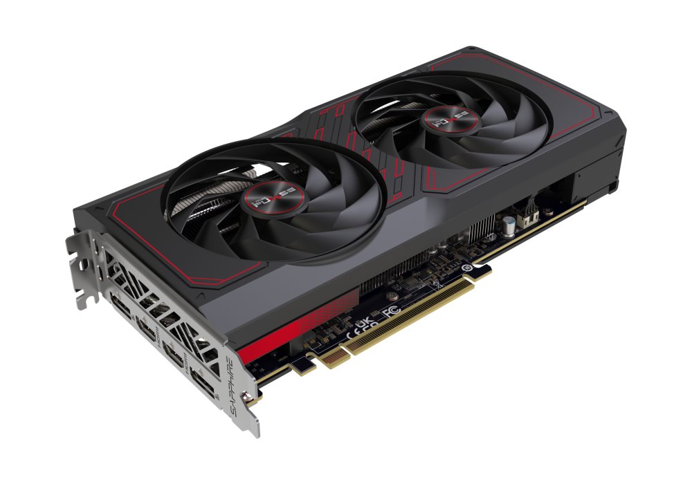SAPPHIRE PULSE AMD RADEON RX 7600 XT 16GB / 16GB GDDR6 / PCI-E / 2x HDMI / 2x DP 11339-04-20G