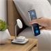 Satechi 2-in-1 Magnetic Wireless Charging Stand - White Aluminium ST-WMCS2M