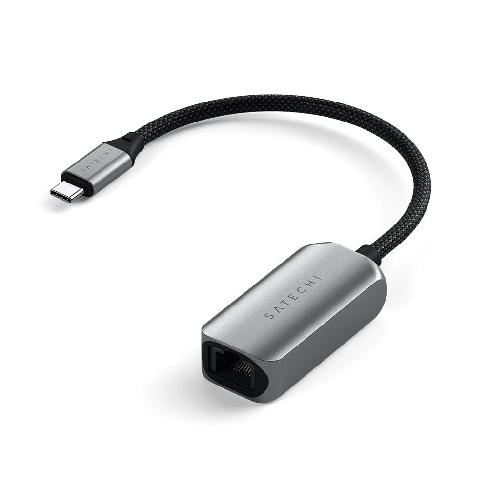 Satechi adaptér USB-C to 2.5 Gigabit Ethernet - Space Gray Aluminium ST-AE25M