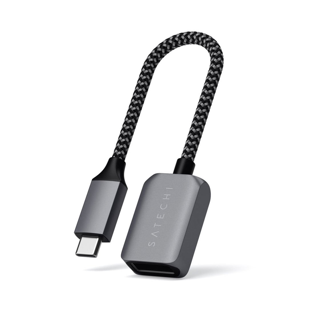 Satechi adaptér USB-C to USB 3.0 cable - Space Gray Aluminium ST-UCATCM