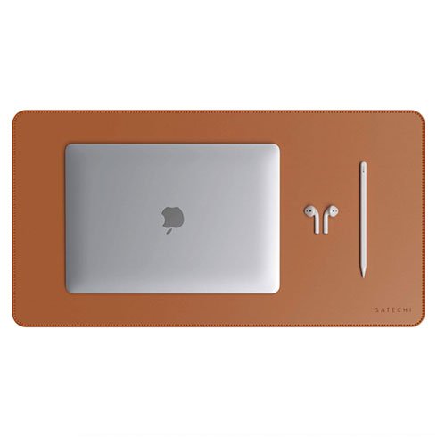 Satechi Eco Leather Desk Mat Brown ST-LDMN