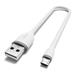 Satechi kábel Flexible USB to Micro USB 0.25m - White ST-FCM10W
