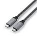 Satechi kábel USB-4 C-to-C Cable 25cm - Space Gray ST-U4C25M