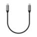 Satechi kábel USB-4 C-to-C Cable 25cm - Space Gray ST-U4C25M