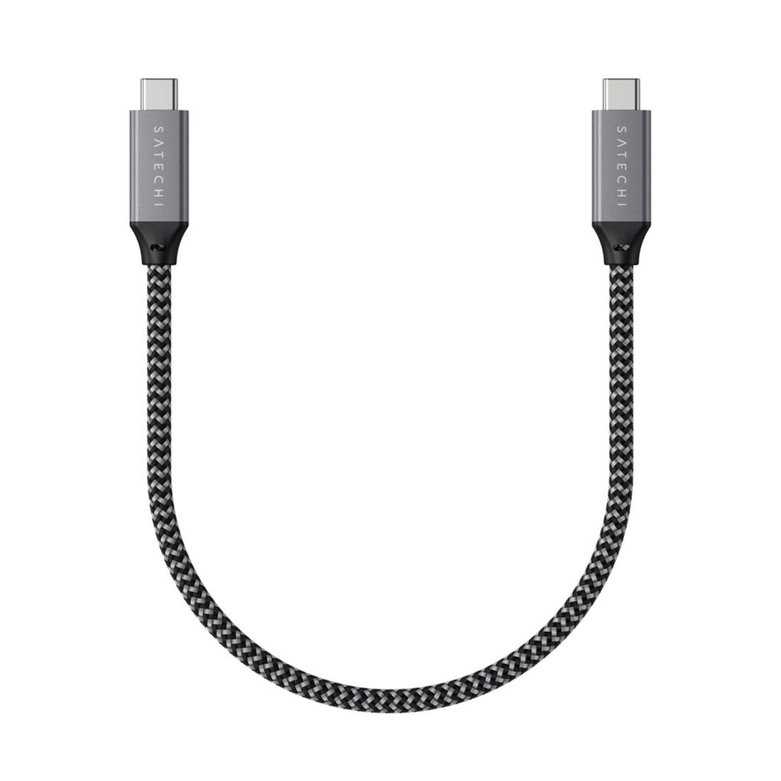 Satechi kábel USB-4 C-to-C Cable 25cm - Space Gray ST-U4C25M