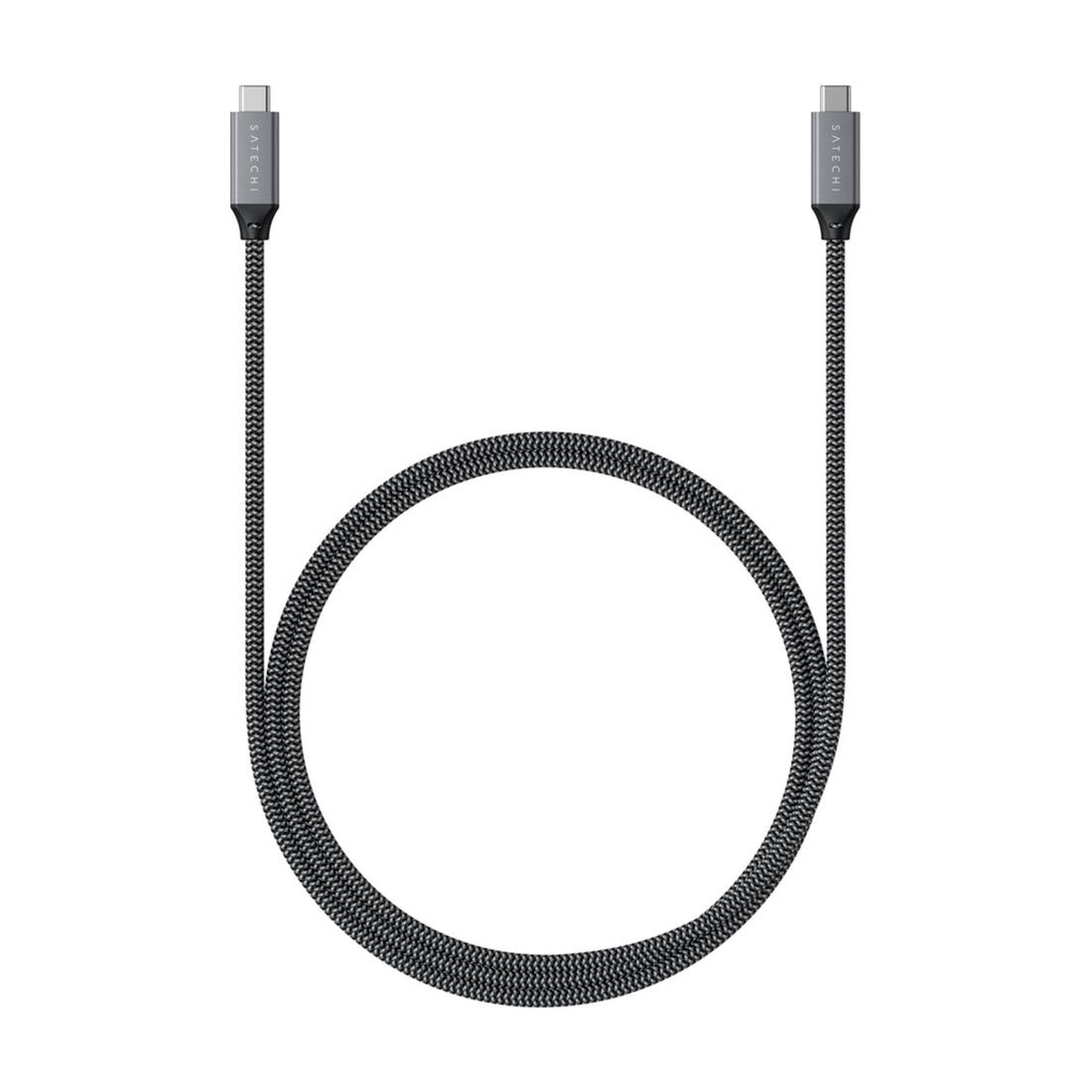 Satechi kábel USB-4 C-to-C Cable 80cm - Space Gray ST-U4C80M