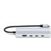 Satechi USB-C Multiport adaptér 8K with Ethernet V3 - Silver ST-P8KES