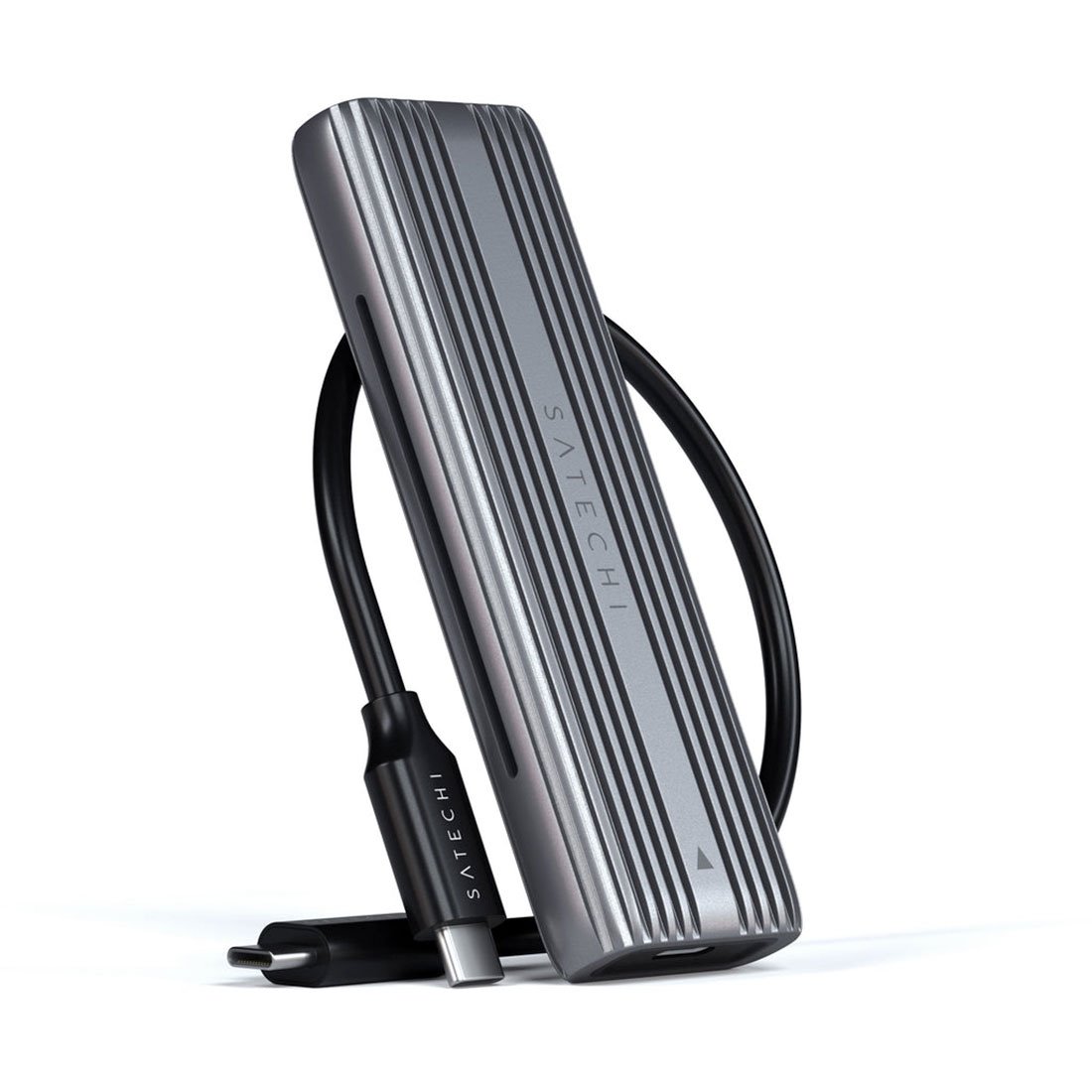 Satechi USB-C NVME and SATA SSD Enclosure - Space Gray Aluminium ST-UCNSEM