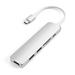 Satechi USB-C Slim Multiport adaptér V2 - Silver Aluminium ST-CMA2S