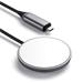 Satechi USB-C Wireless Magnetic Charging Cable - Space Gray ST-UCQIMCM