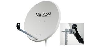 Satelitná parabola Mascom 85 Fe DISH MASCOM 85FE