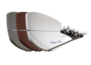 Satelitná parabola Visiosat Big Bisat 4MS biela DISH VIS MULTISAT WHITE