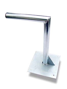 satelitní konzola - pozink., plast. uzávěr, 450mm KONZOLA STENOVA 450