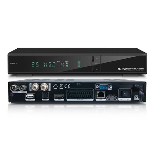 Satelitný prijímač AB Cryptobox 652 HD combo DVB-S2/T2, Android Live Stream 652HD