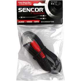 SAV 104-020 3,5jack - 2xRCA M P SENCOR 8590669056309
