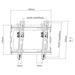 SBOX nástěnný držák 23"-43", naklápěcí, černá (PLB-3422T-2) 3858894502974