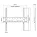 SBOX nástěnný držák 23"-55", naklápěcí, černá (LCD-443) 0616320533823