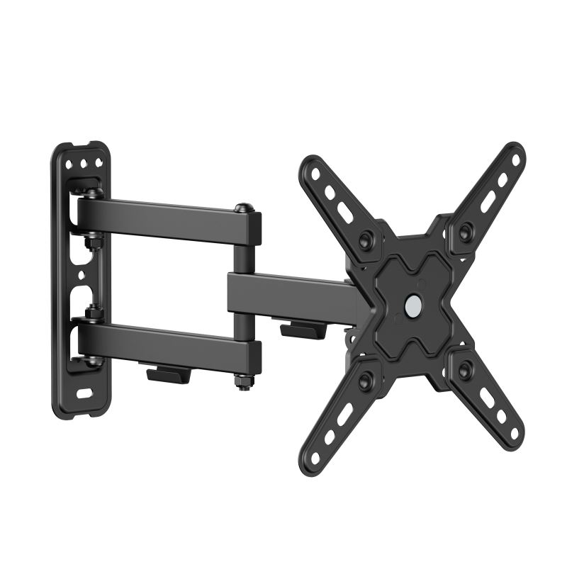SBOX nástěnný držák na TV, naklápěcí a otočný, pro 13"–43", nosnost 20 kg, černá (LCD-223 3858894505401