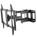 SBOX nástěnný držák na TV, naklápěcí a otočný, pro 60"–100", nosnost 80 kg, černá (PLB-37 0616320534813