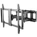 SBOX nástěnný držák na TV, naklápěcí a otočný, pro 60"–100", nosnost 80 kg, černá (PLB-37 0616320534813