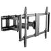 SBOX nástěnný držák na TV, naklápěcí a otočný, pro 60"–100", nosnost 80 kg, černá (PLB-37 0616320534813