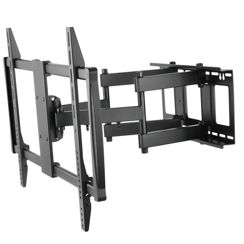 SBOX nástěnný držák na TV, naklápěcí a otočný, pro 60"–100", nosnost 80 kg, černá (PLB-37 0616320534813
