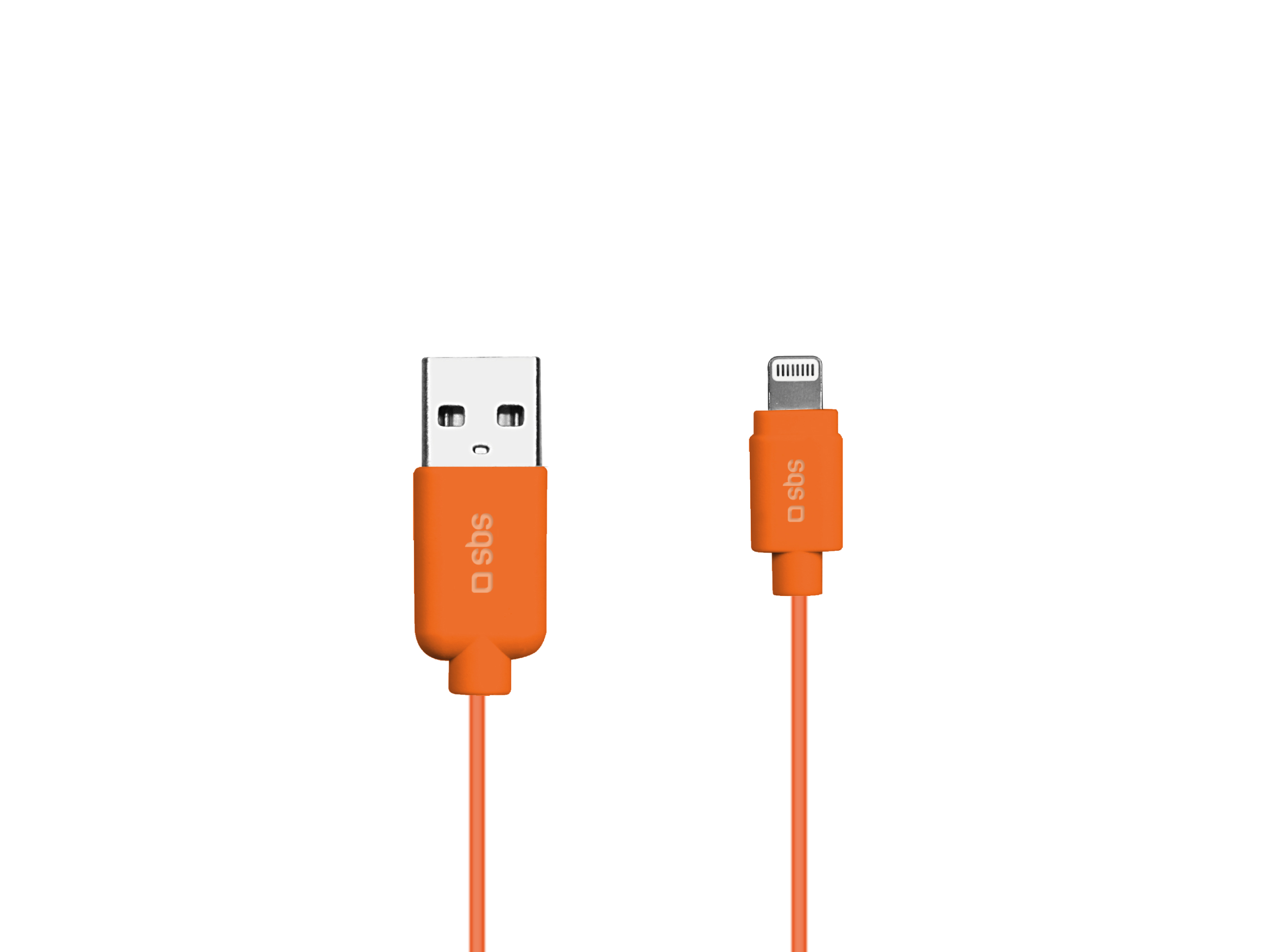 SBS - Kábel USB/MFI Lightning, 1 m, oranžová TECABLEUSBIP5O