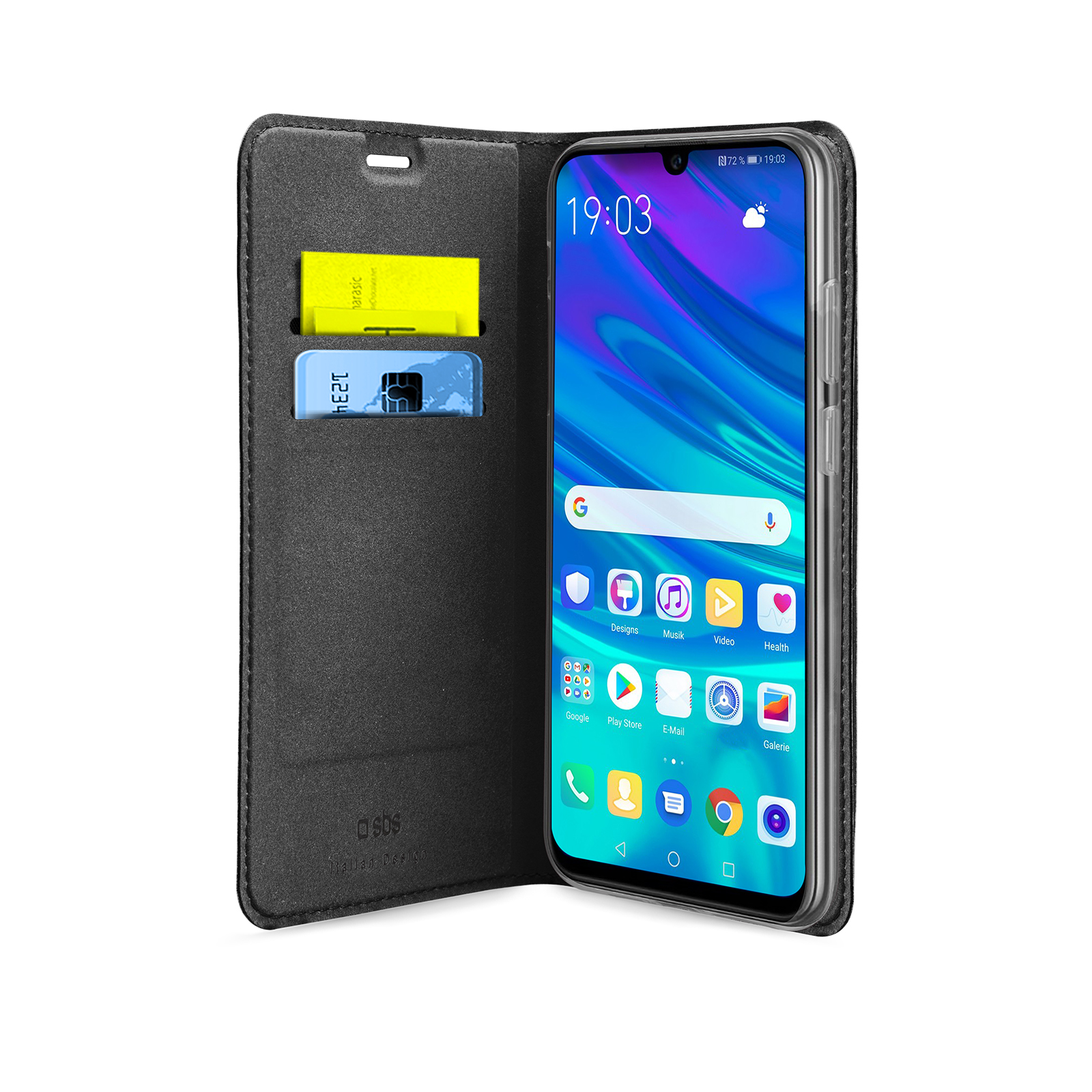 SBS - Puzdro Book Wallet Lite pre Huawei P Smart 2019/Honor 10 Lite, čierna TEBKLITEHUPSM19K