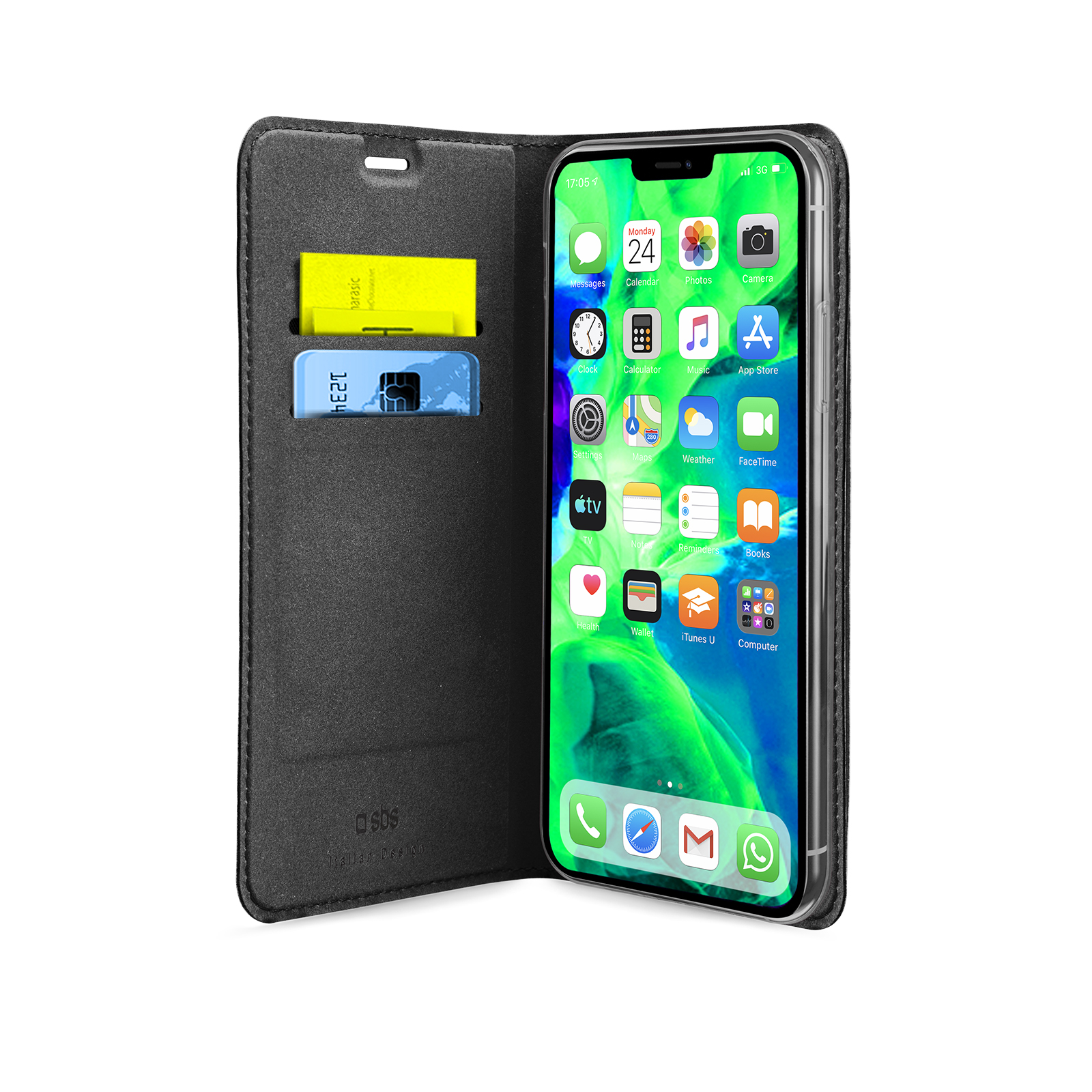 SBS - Puzdro Book Wallet Lite pre iPhone 12 Pro Max, čierna TEBKLITEIP12PMK