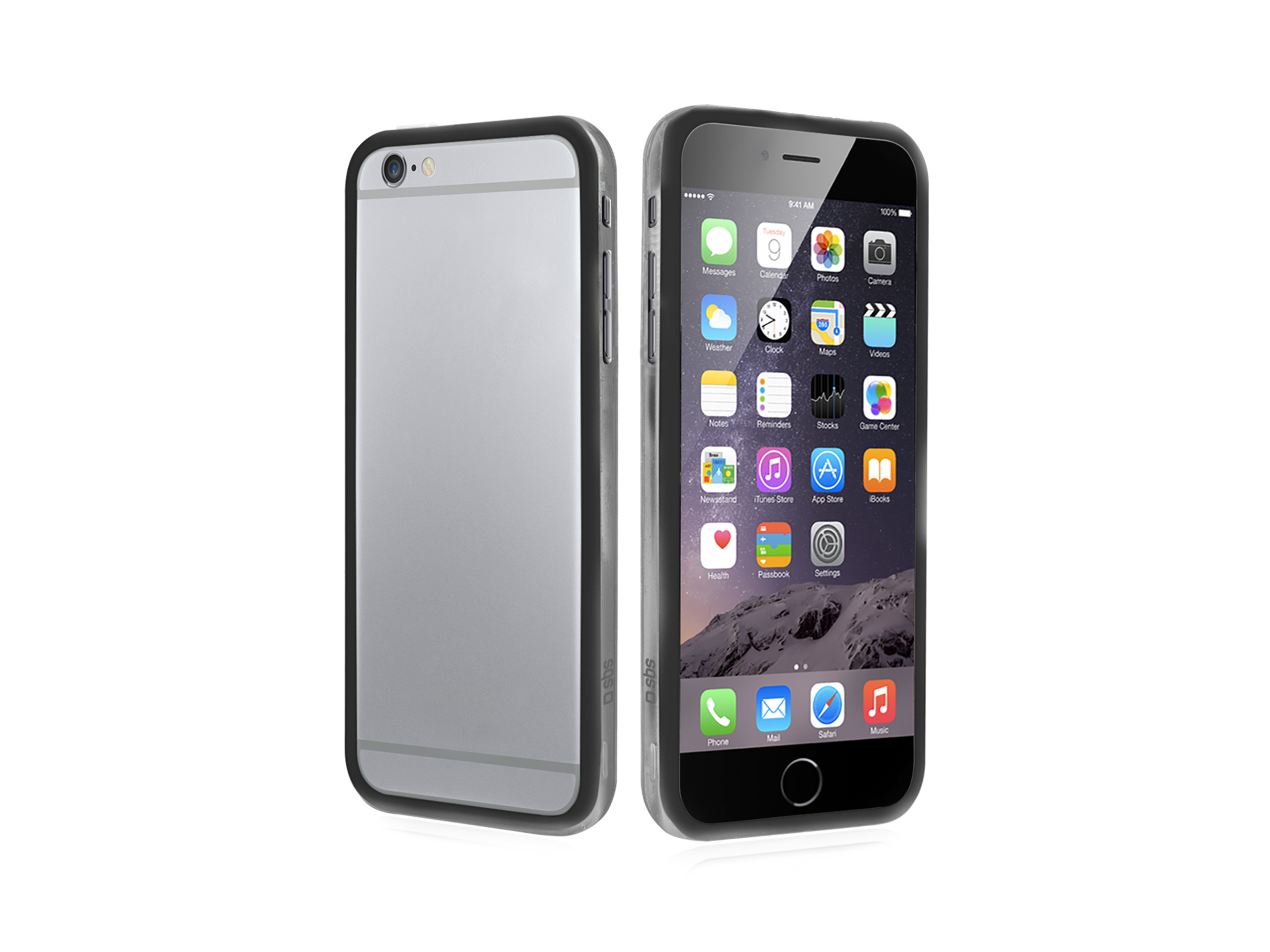 SBS - Puzdro Bumper kryt pre Apple iPhone 6S/6 Plus, čierna TEBUMPERIP655K