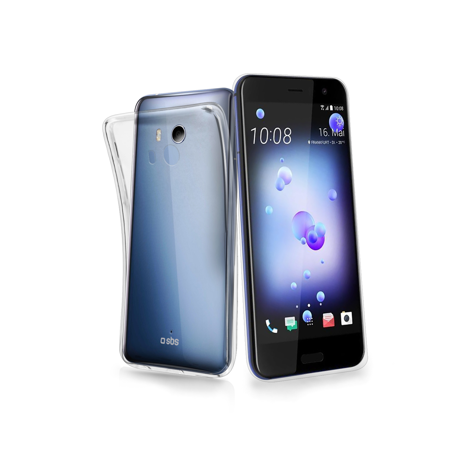 SBS - Puzdro Skinny pre HTC U11, transparentná TESKINHTCU11