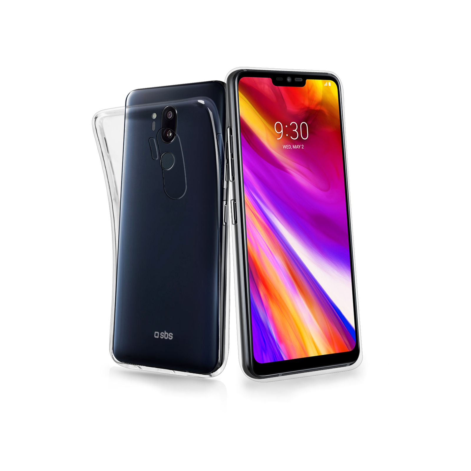SBS - Puzdro Skinny pre LG G7 ThinQ, transparentná TESKINLGG7T