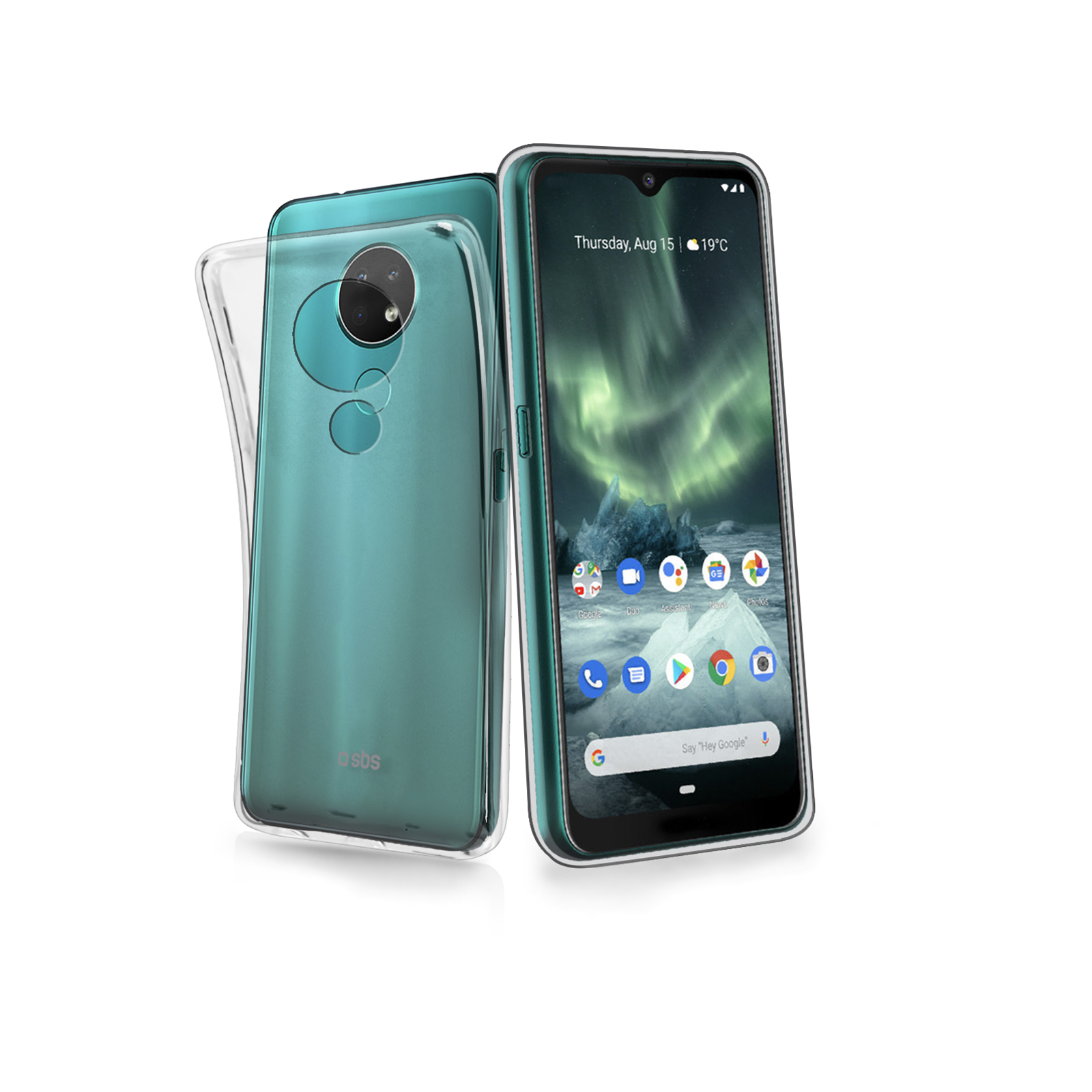 SBS - Puzdro Skinny pre Nokia 7.2/6.2, transparentná TESKINNO72T